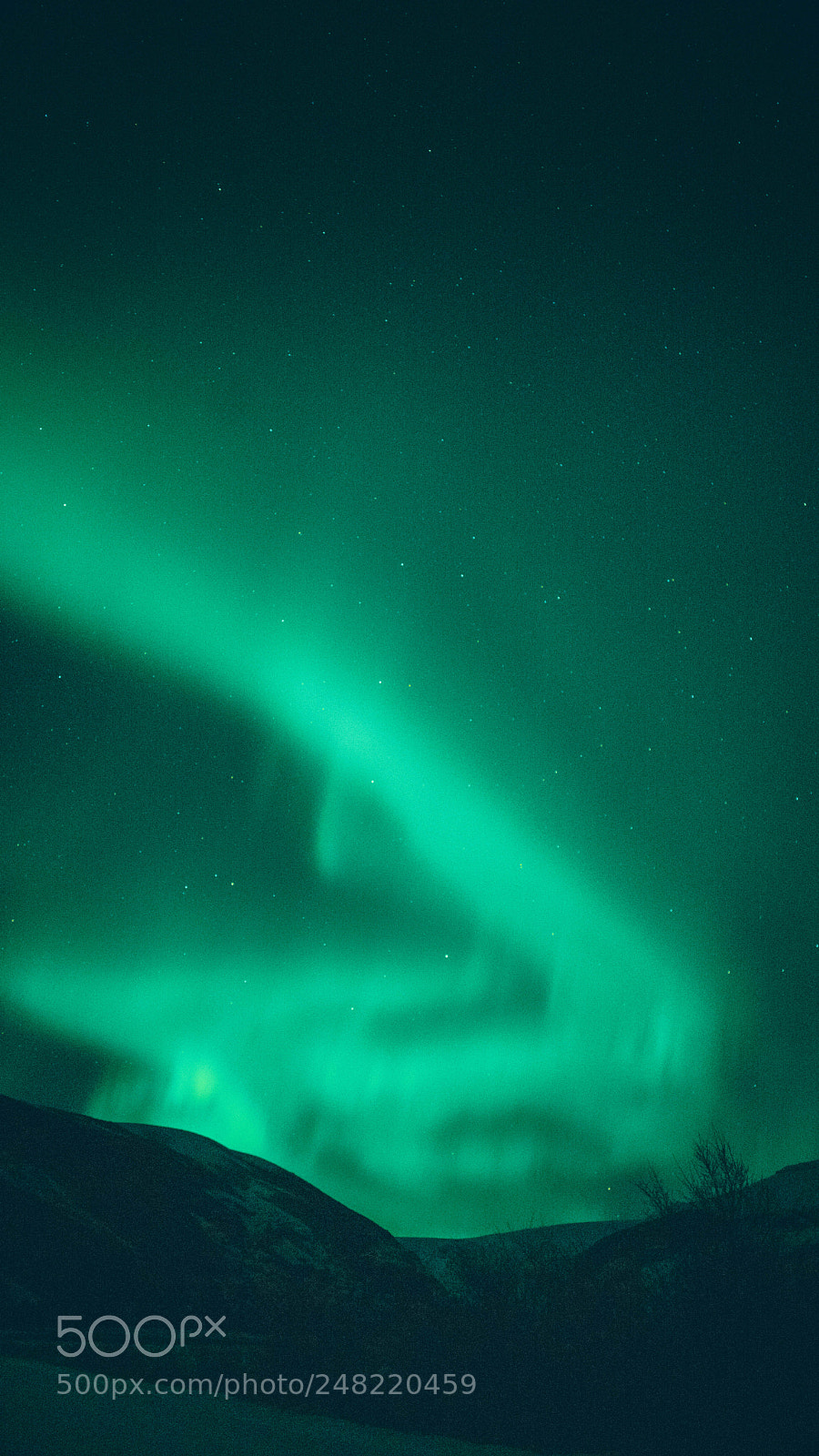 Sony a7 II sample photo. Northern lights skaftafell photography