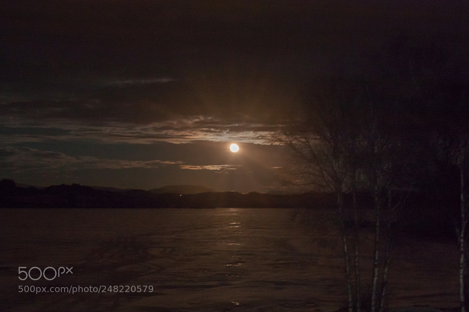 Canon EOS 450D (EOS Rebel XSi / EOS Kiss X2) sample photo. Moon rising photography