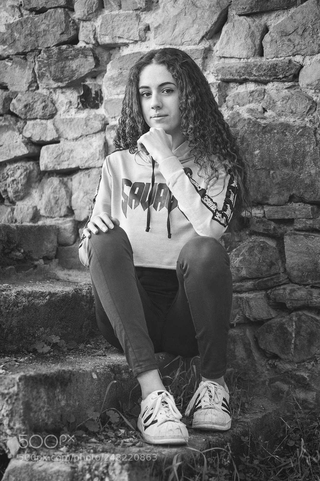 Sony a7 II sample photo. María b/n photography