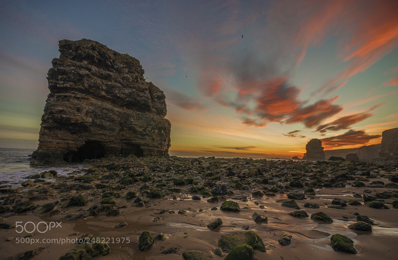 Pentax K-5 II sample photo. Sunrise at marsden beach photography