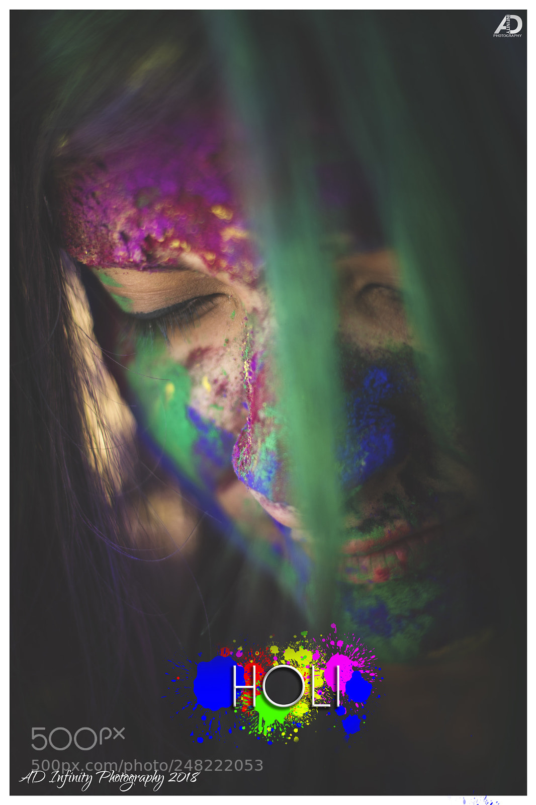 Nikon D500 sample photo. Holi photography