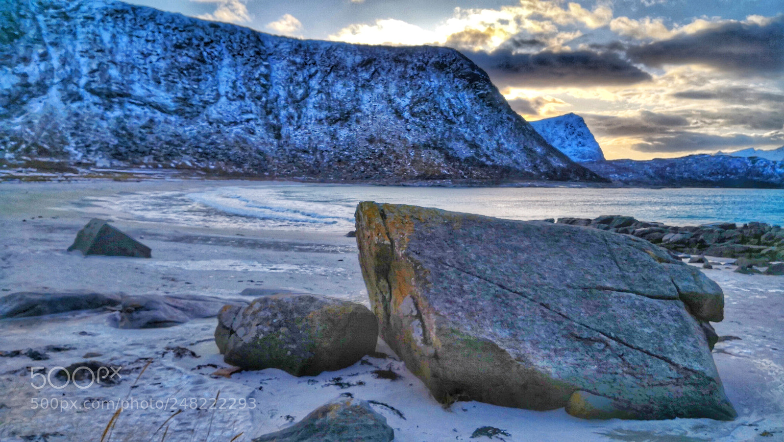 HUAWEI Mate 10 sample photo. Playas de haukland-uttakleiv lofoten photography
