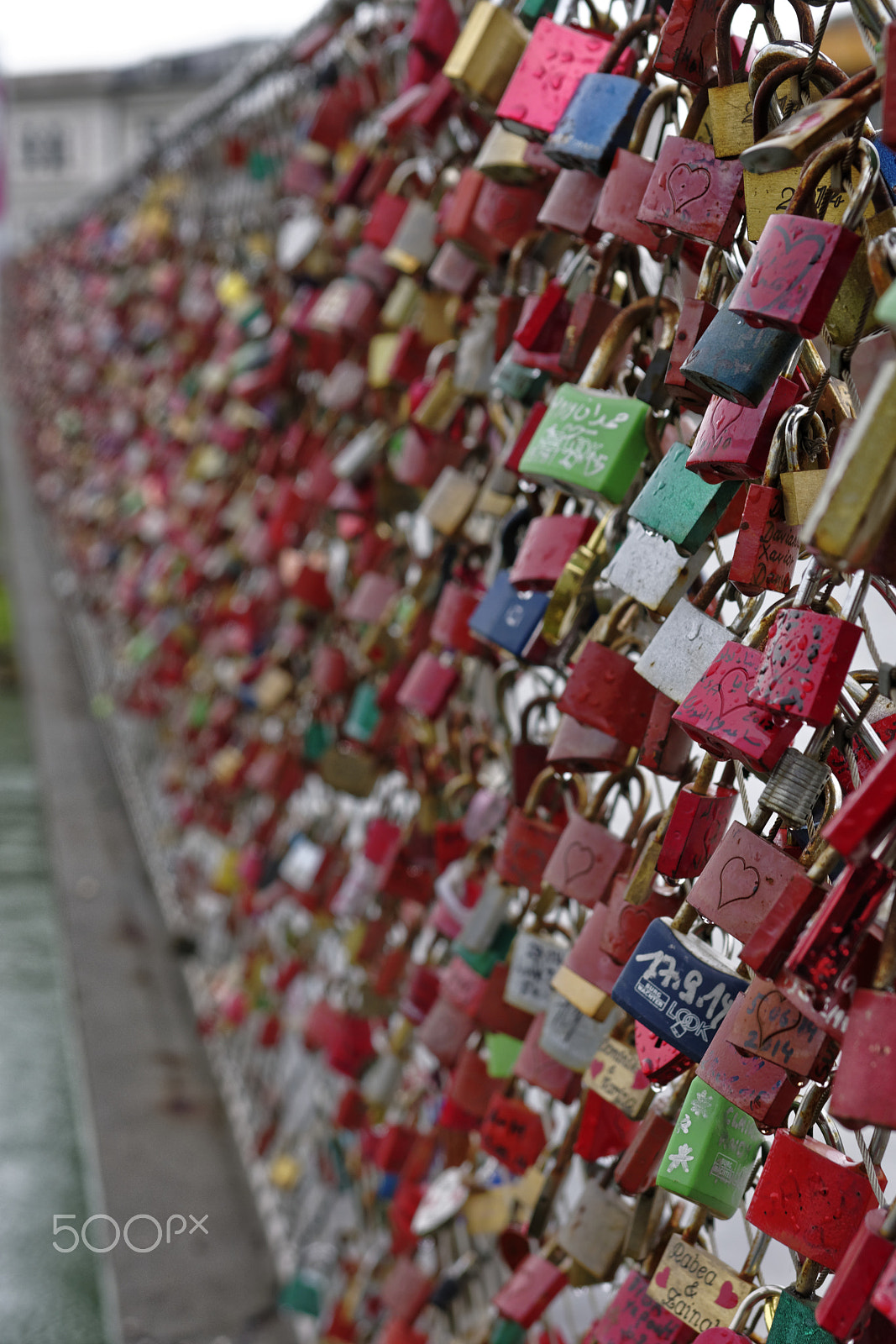 Pentax K-3 sample photo. Love locks in salzburg photography