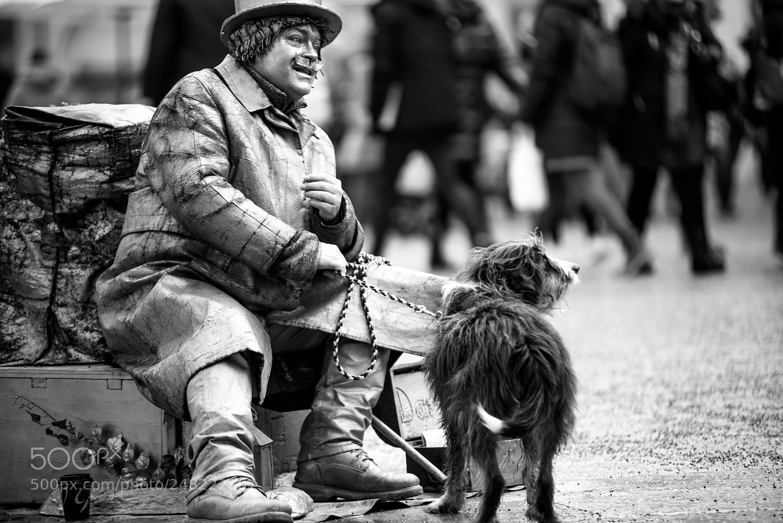 Nikon D600 sample photo. Mannequin with a dog photography