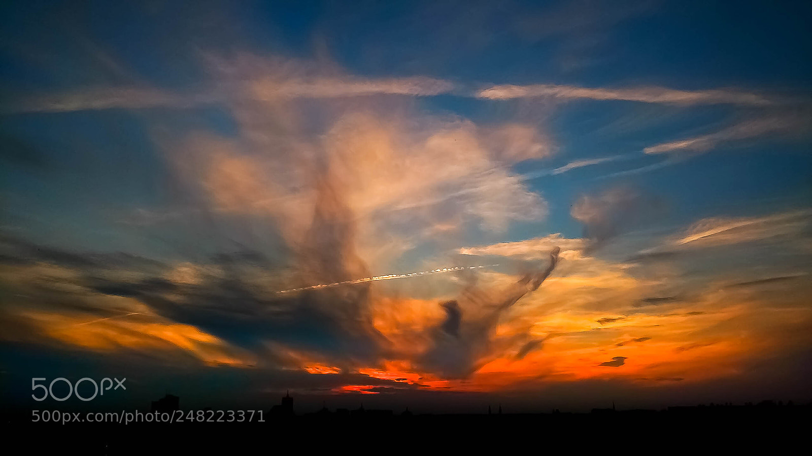 Motorola Moto X Play sample photo. Sunset on fire photography