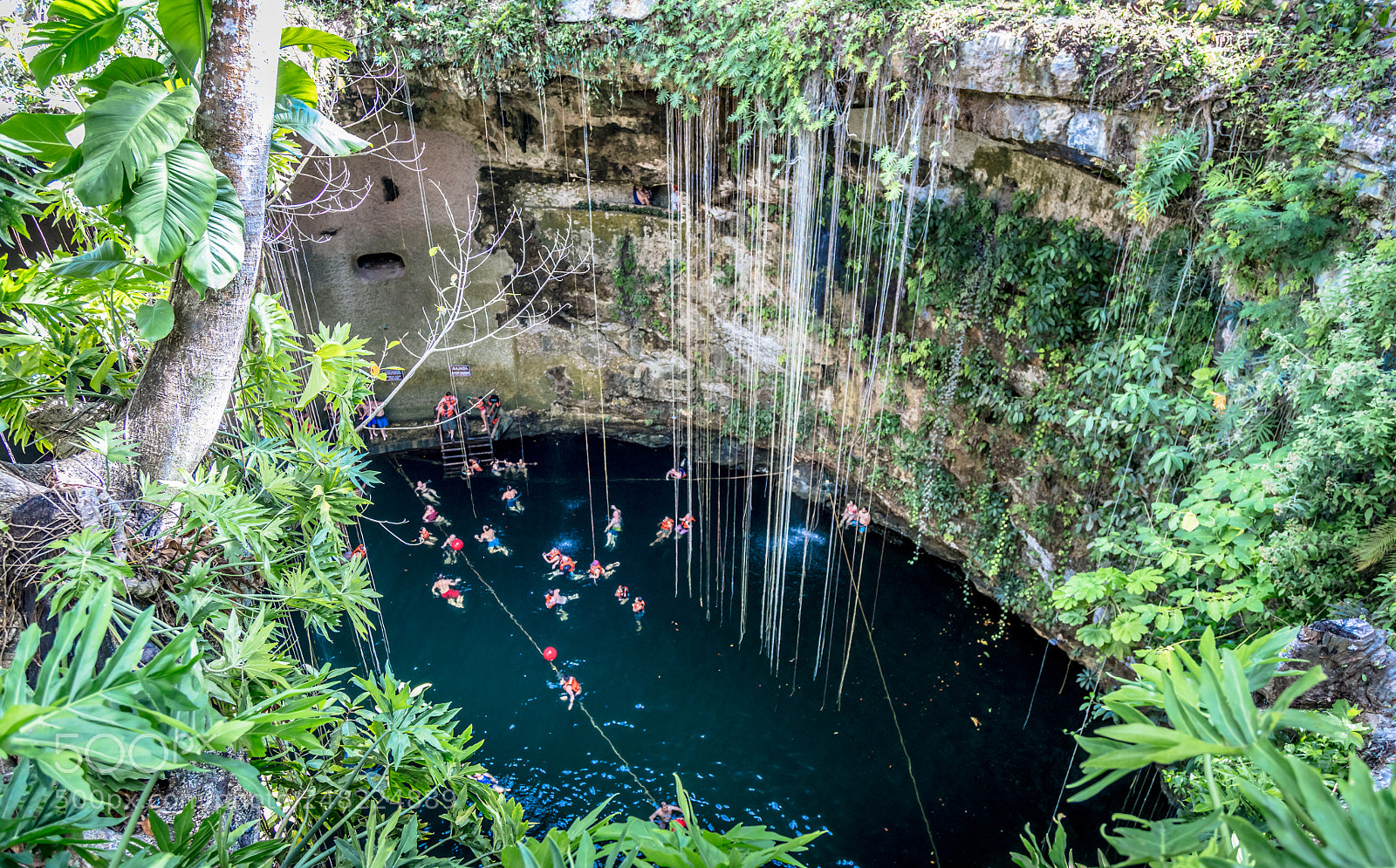 Canon EOS 5DS R sample photo. The ik kil cenote photography