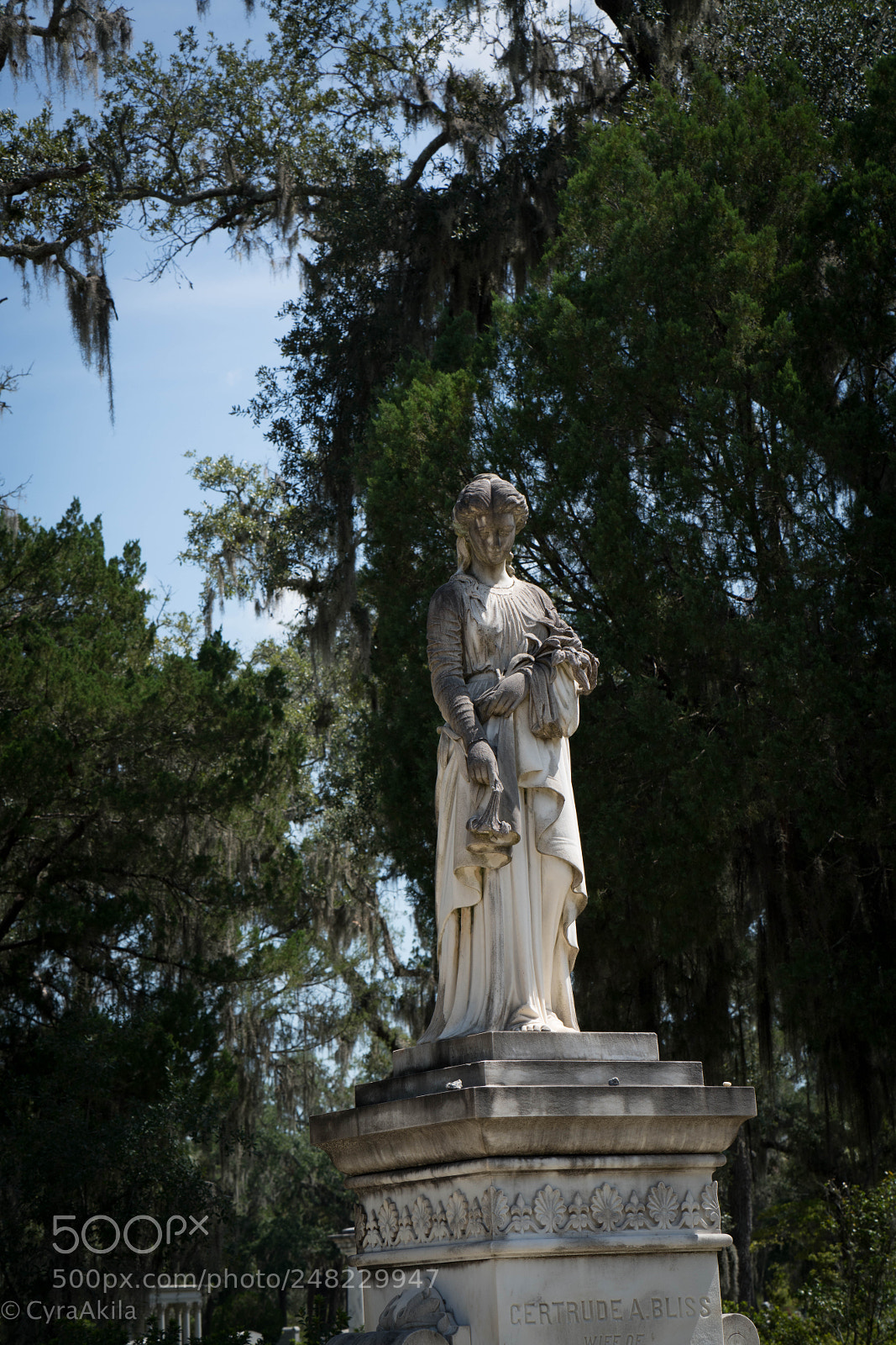 Sony a7R II sample photo. Bonaventure cemetery photography