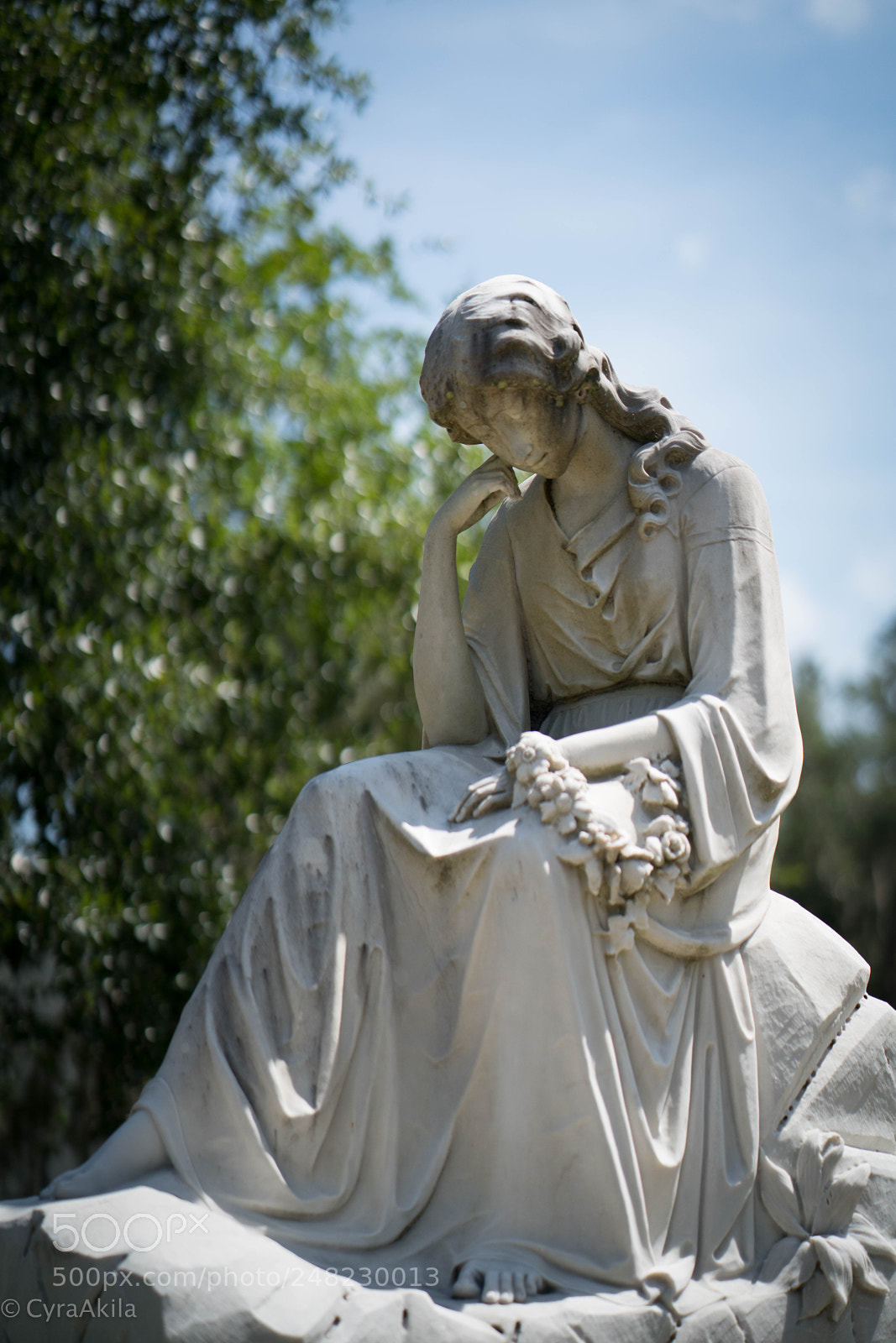 Sony a7R II sample photo. Bonaventure cemetery photography