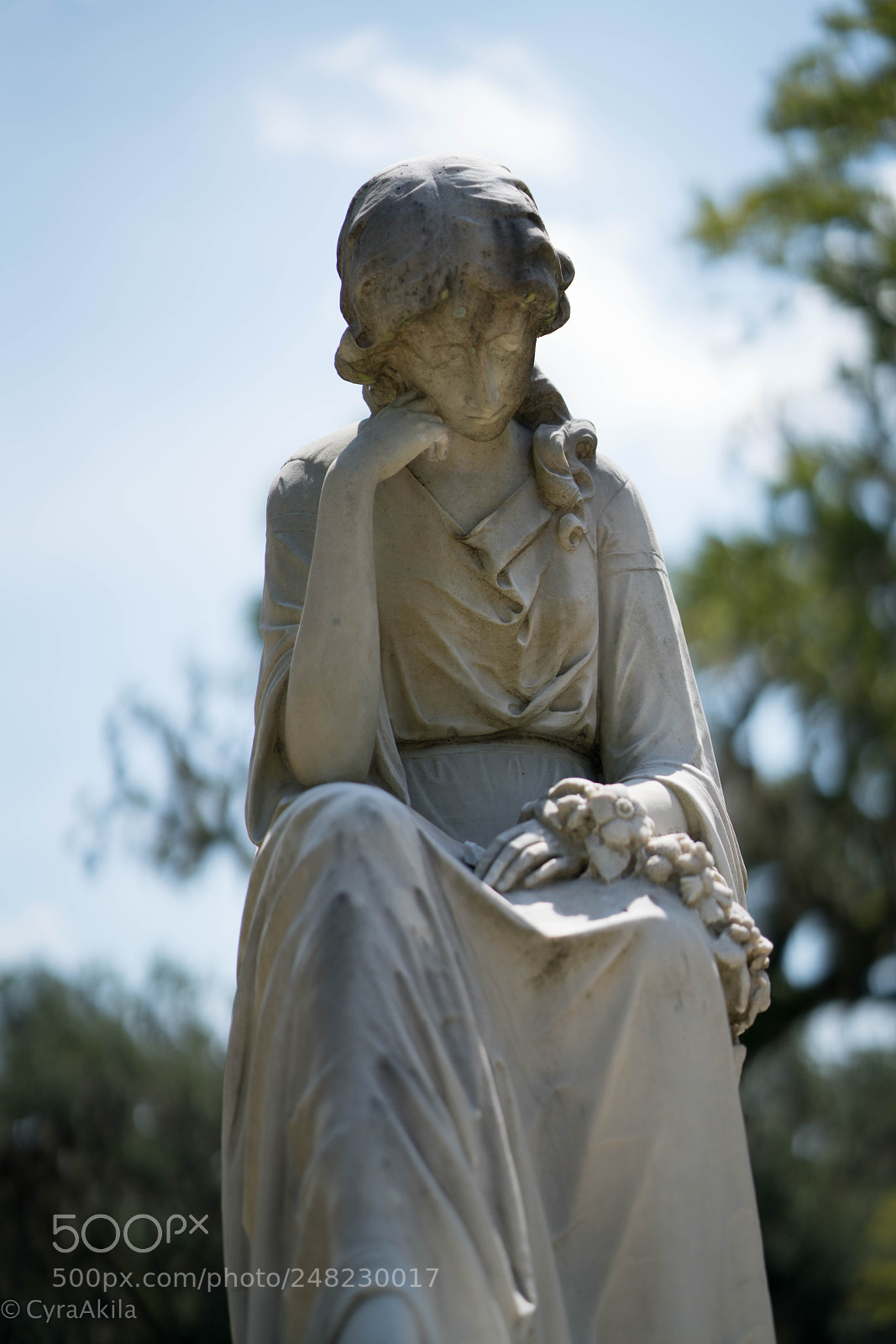 Sony a7R II sample photo. Bonaventure cemetery photography