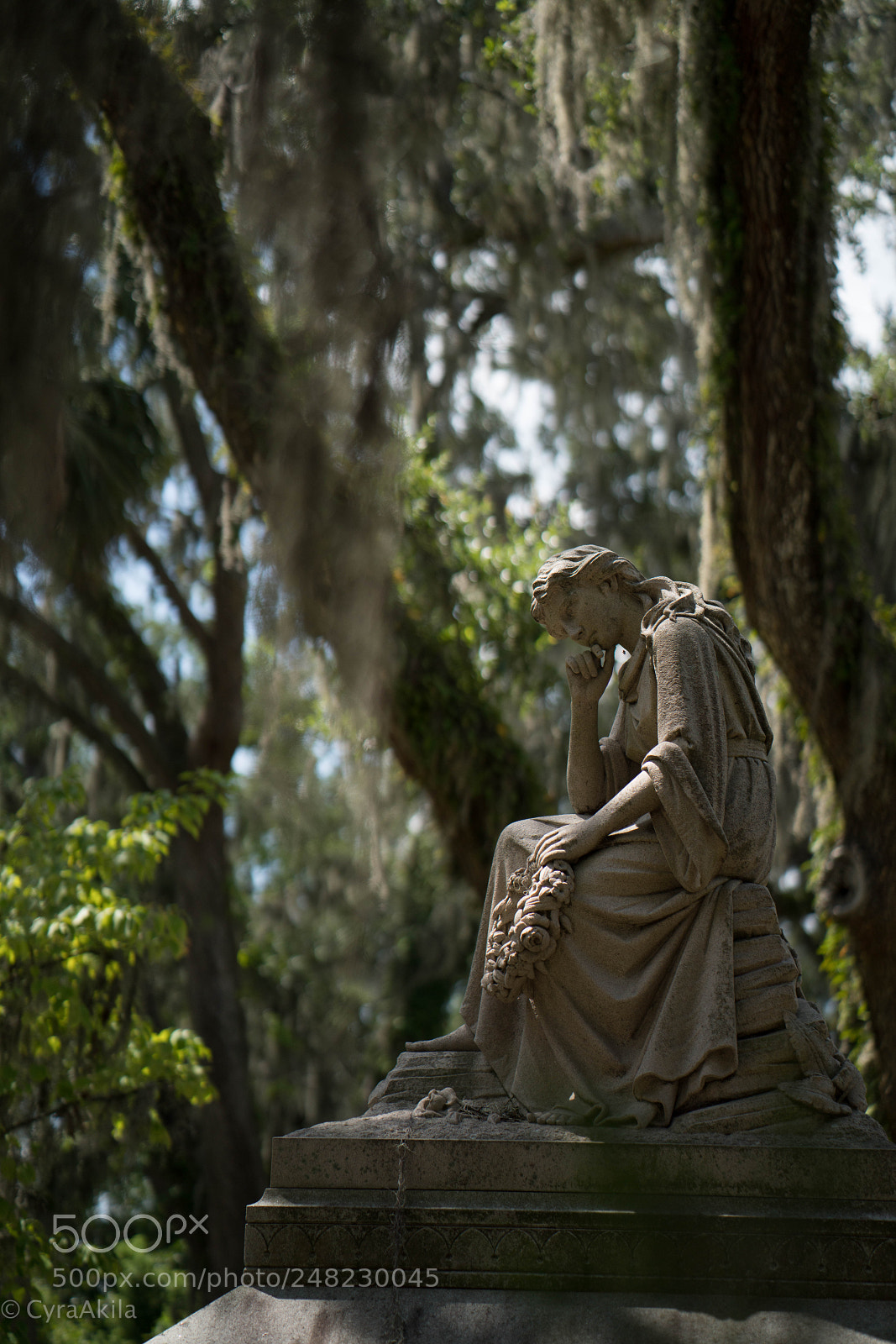 Sony a7R II sample photo. Bonaventure cemetery photography