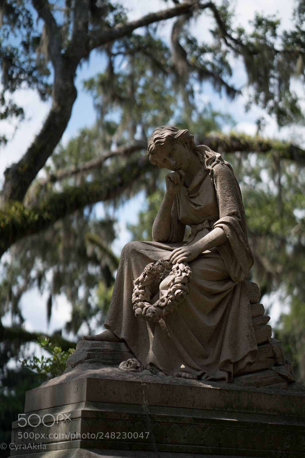 Sony a7R II sample photo. Bonaventure cemetery photography