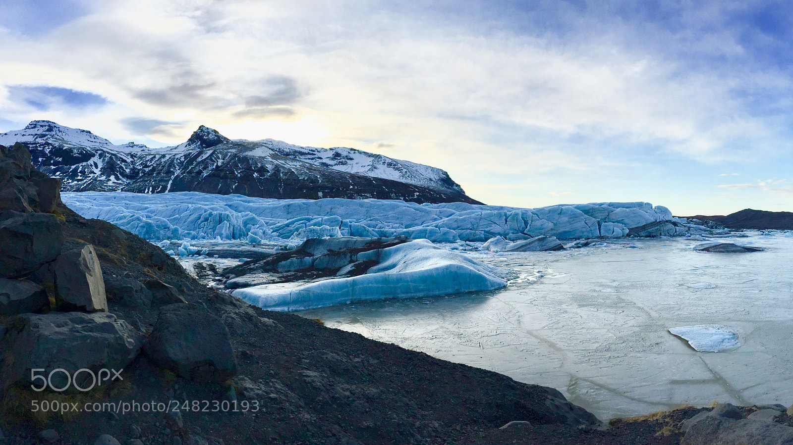 Apple iPhone 6 sample photo. Glaicer in iceland photography