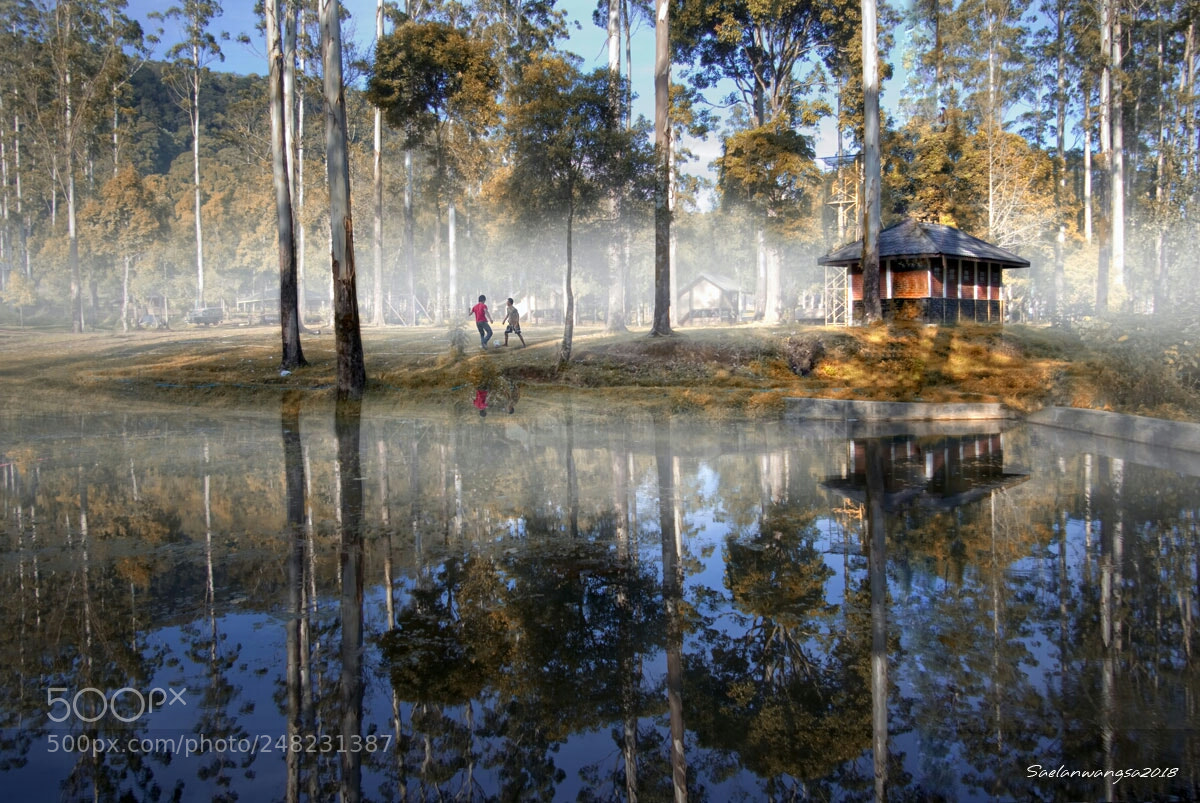 Pentax K10D sample photo. House by the lake photography