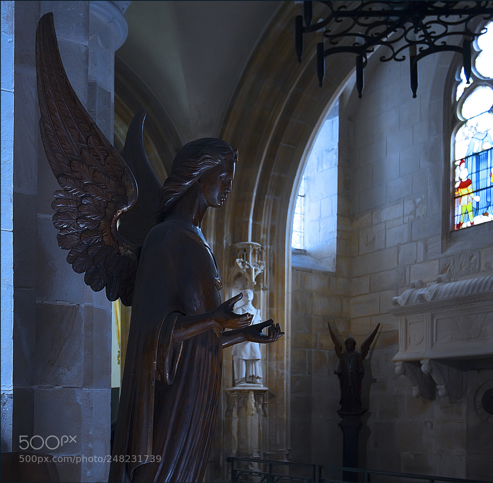 Canon EOS 7D sample photo. Ange d'église photography