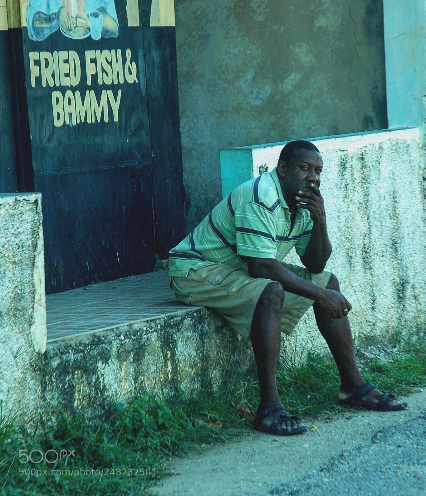 Nikon D50 sample photo. Fried fish & bammy jamaica 2011 photography