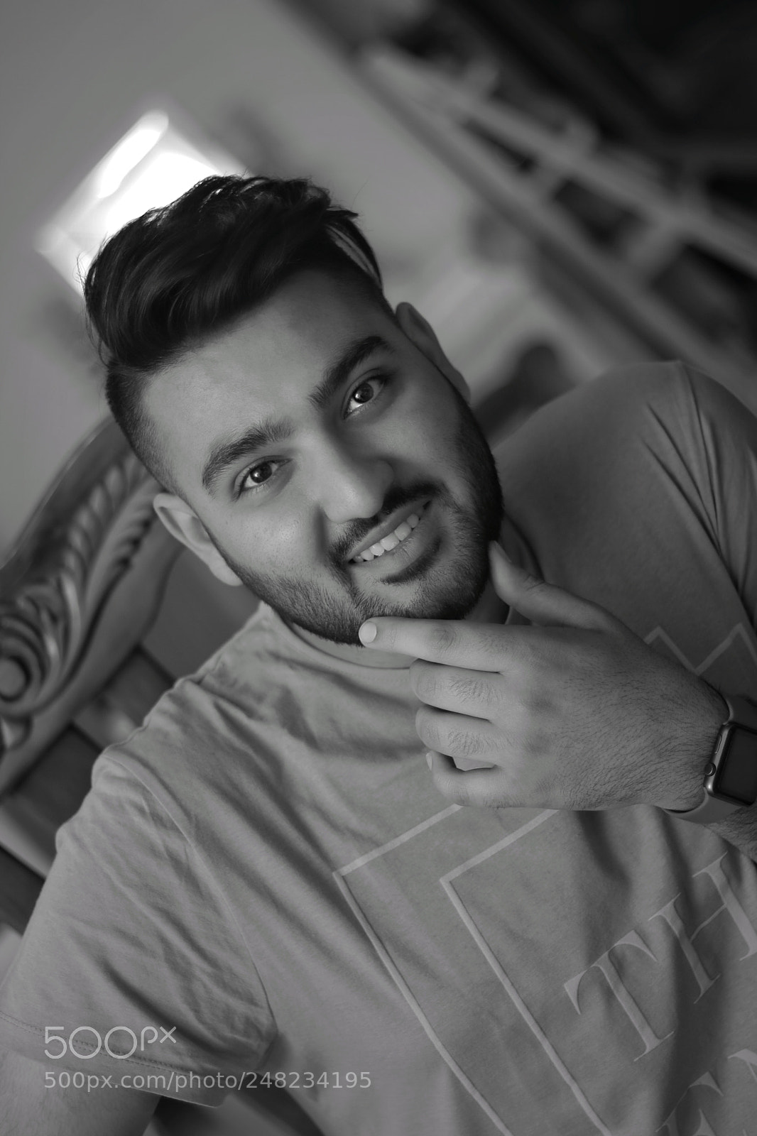 Canon EOS 750D (EOS Rebel T6i / EOS Kiss X8i) sample photo. #portrait #monochrome photography