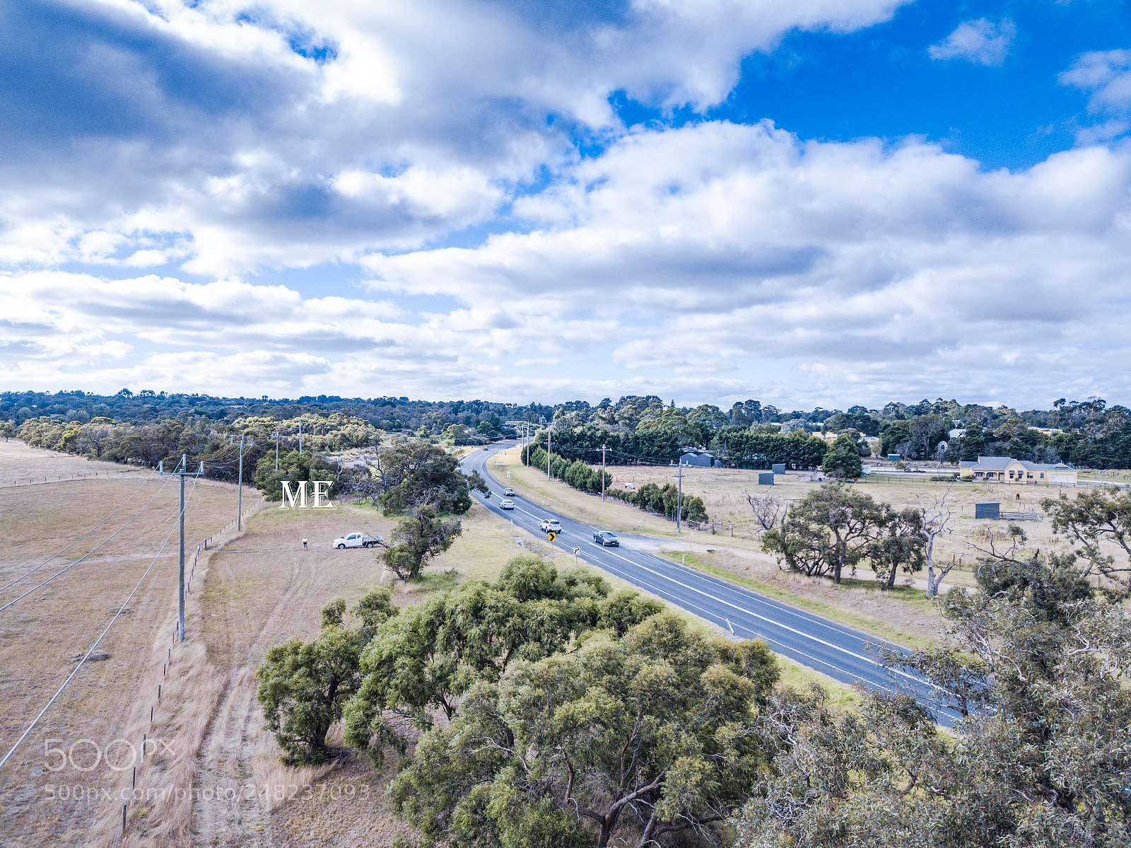 DJI FC220 sample photo. Roadside selfie photography