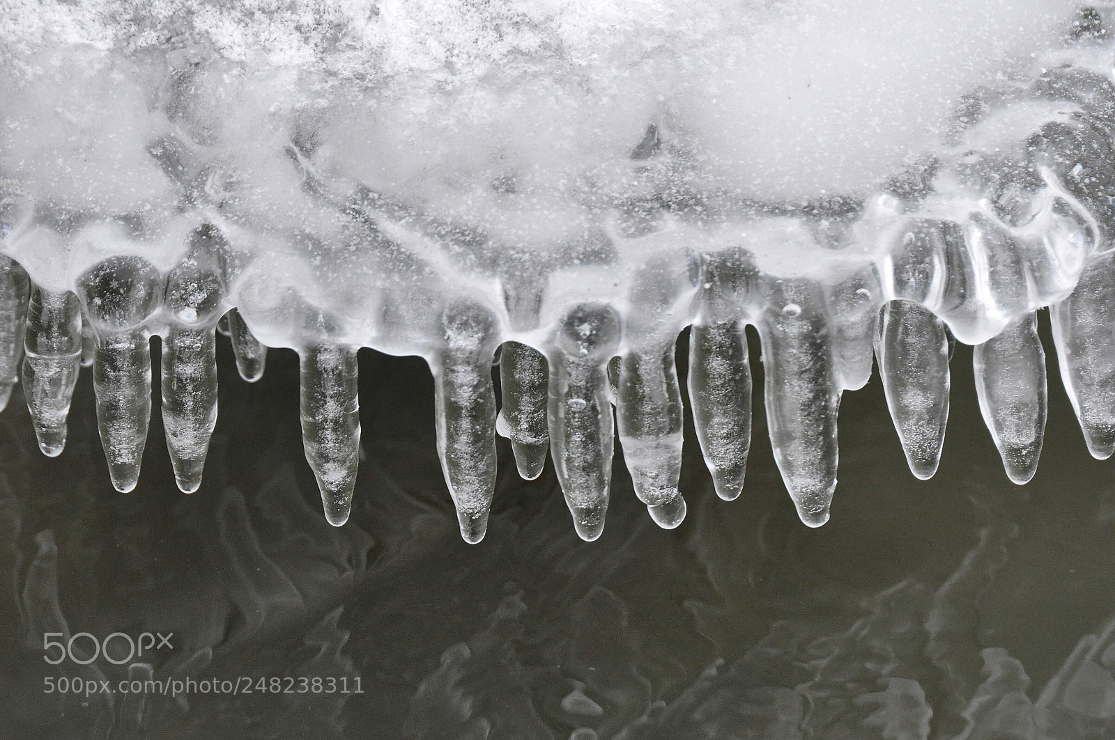 Nikon D90 sample photo. Icicle photography