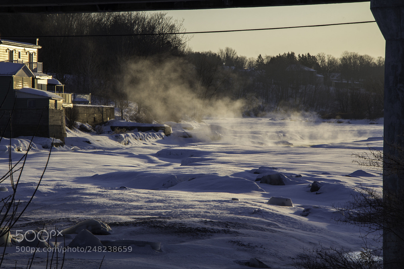 Canon EOS 650D (EOS Rebel T4i / EOS Kiss X6i) sample photo. Ice river etchemin photography