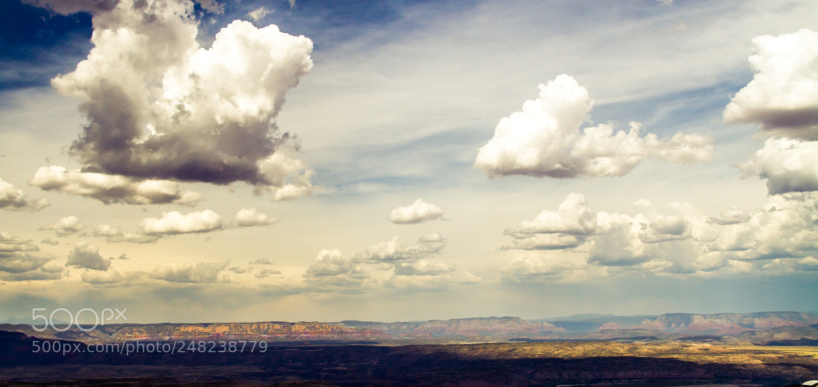 Canon EOS 7D sample photo. Arizona cloudy landscape photography