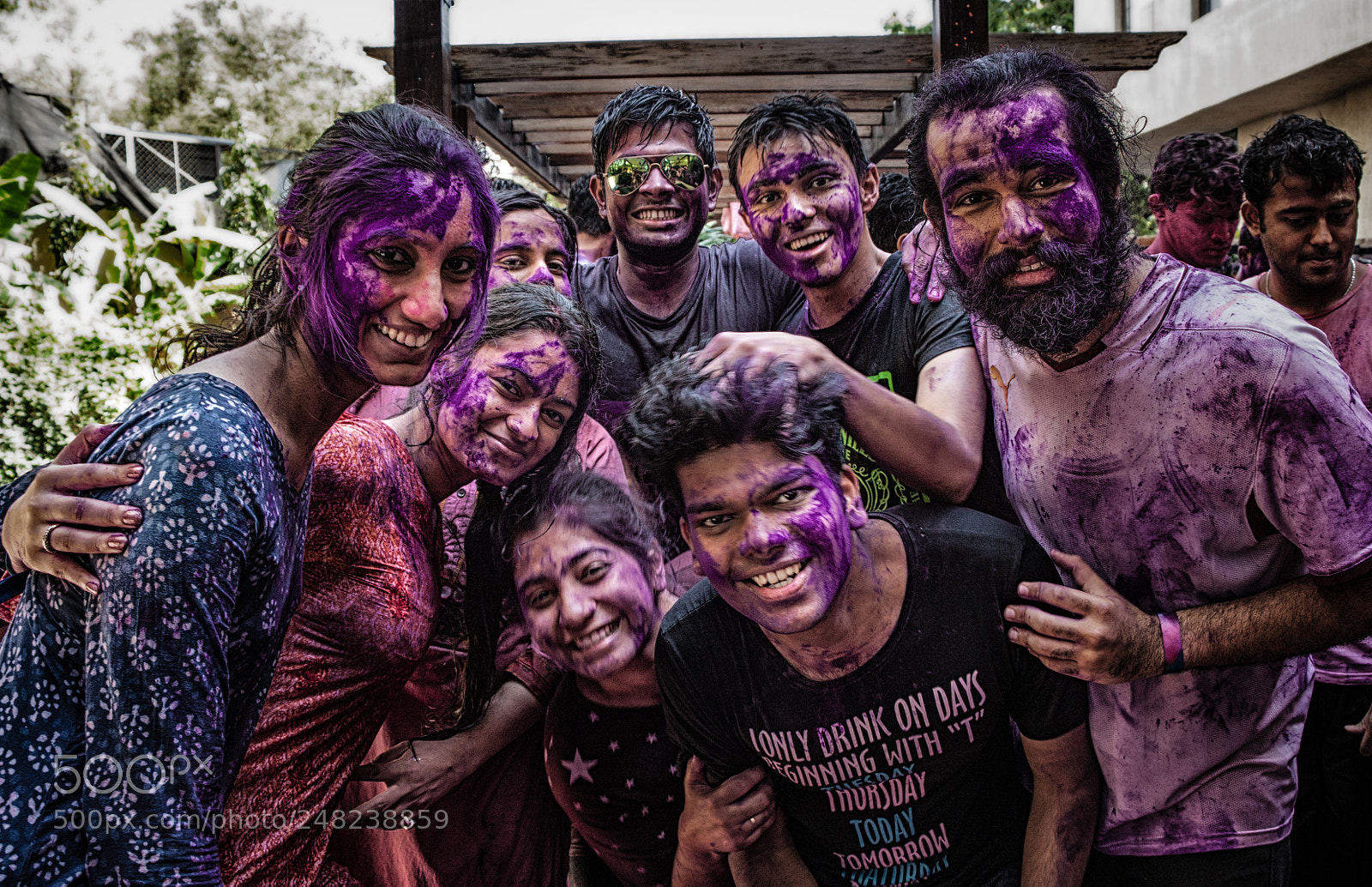 Canon EOS 50D sample photo. Holi party bangalore photography