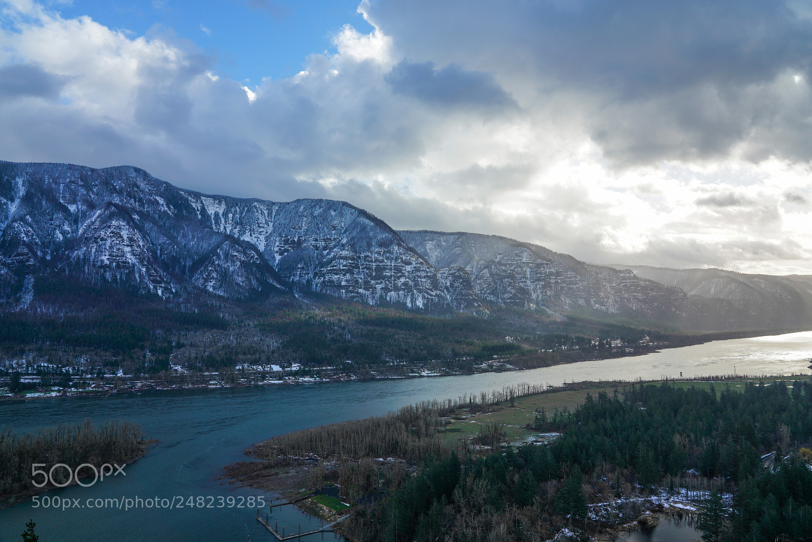 Sony a7R III sample photo. Gorge in winter photography