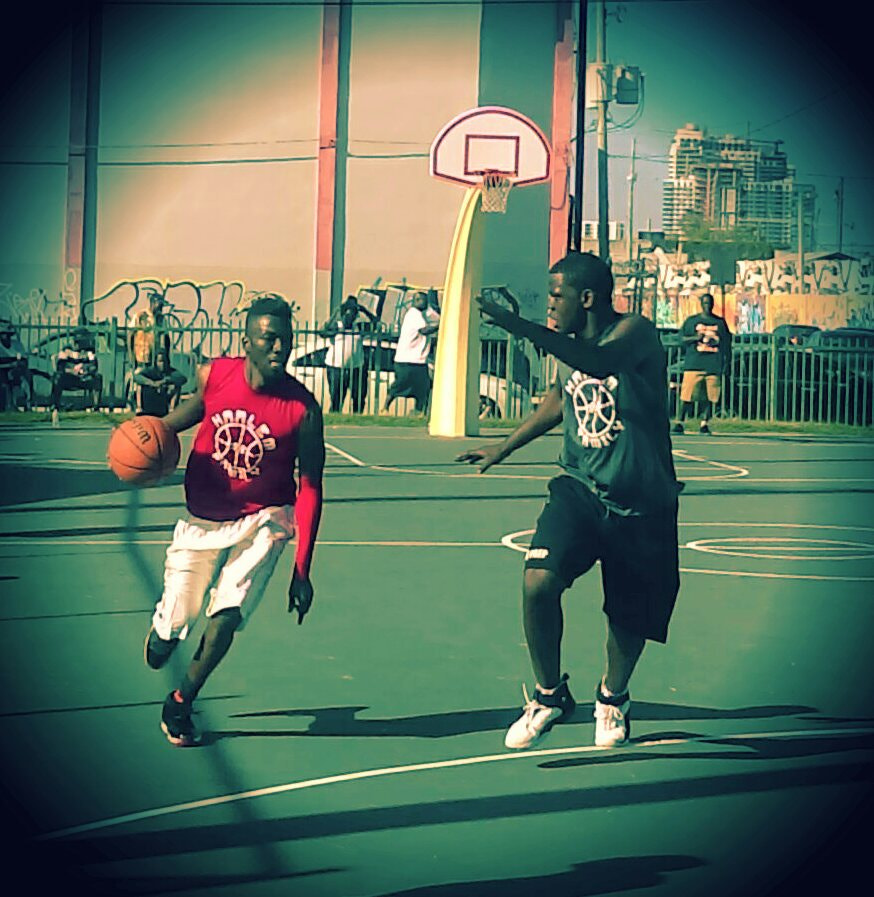 HTC DESRIE D530 sample photo. Cook-out bash basketball tournament photography
