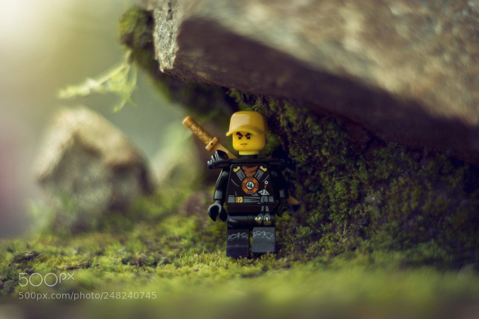 Nikon D7100 sample photo. Lego samurai photography