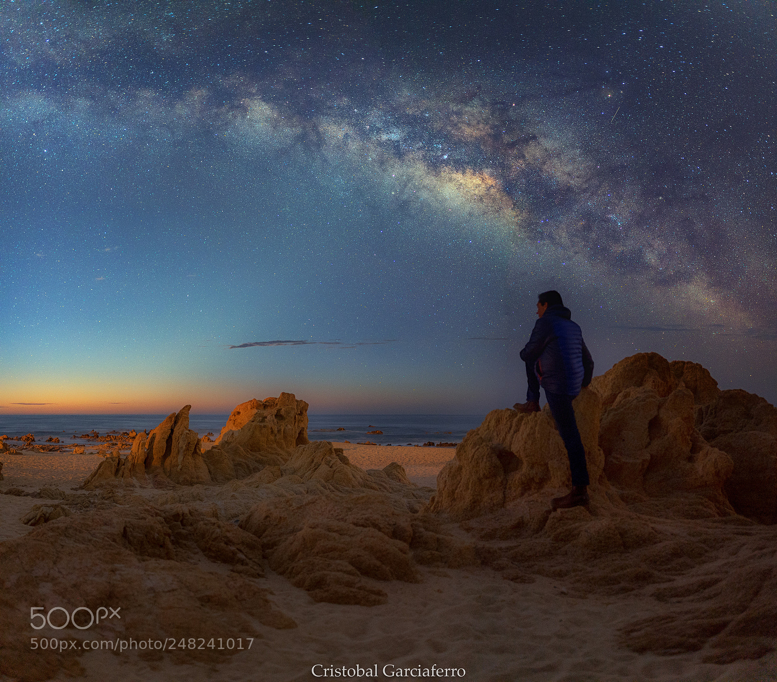 Nikon D5 sample photo. Me and milkyway photography