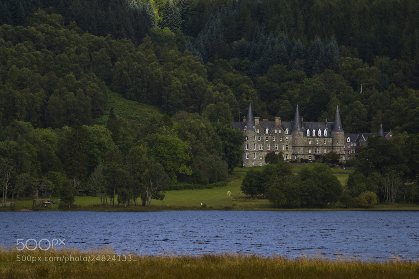 Canon EOS 7D sample photo. Lake and the castle photography