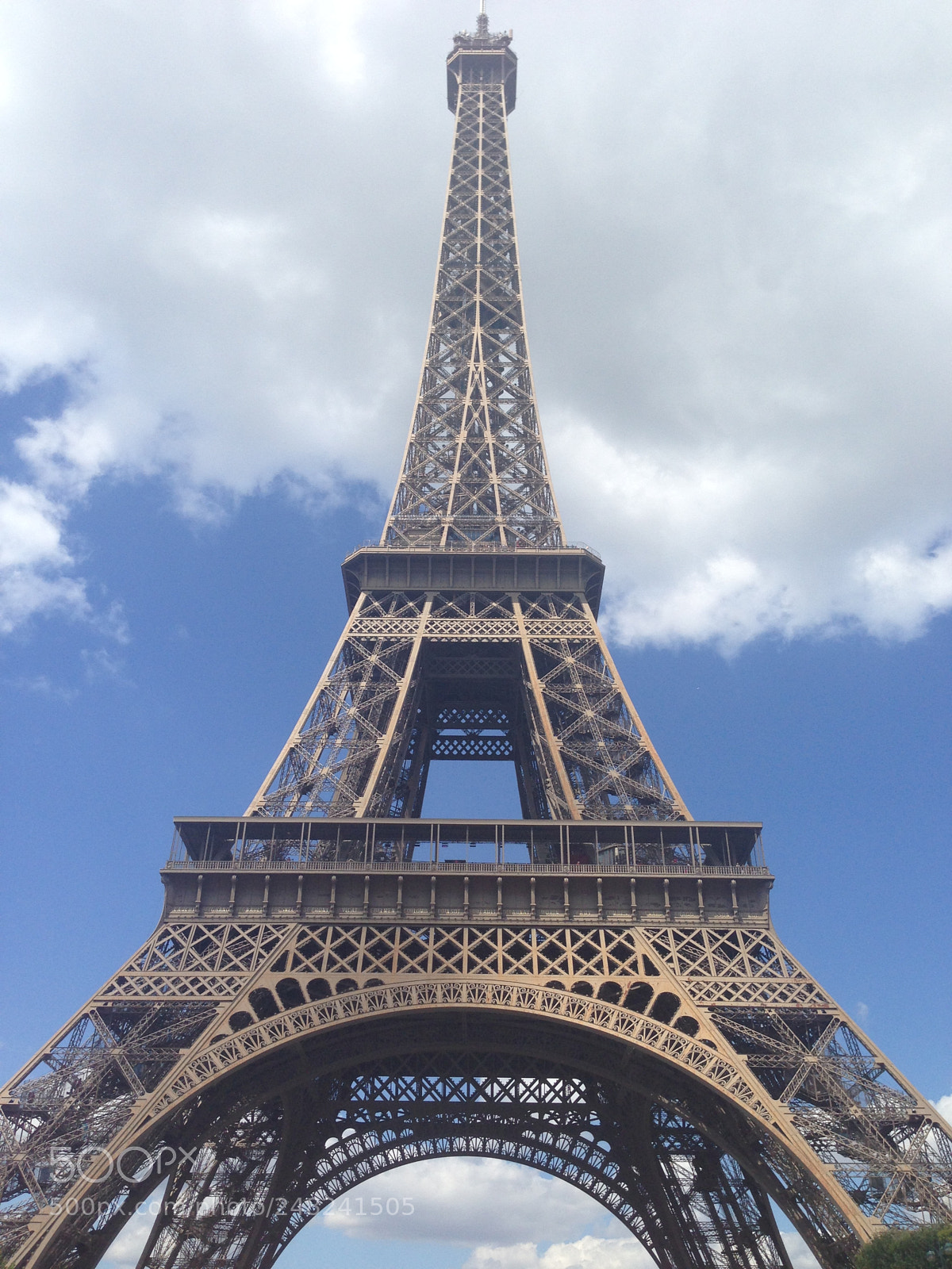 Apple iPhone 5 sample photo. Eiffel tower from below photography