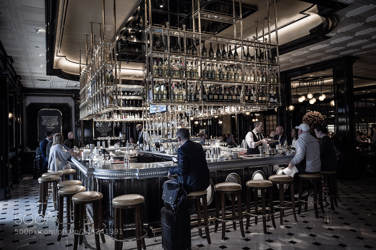 Leica Q (Typ 116) sample photo. French bistro in vegas photography
