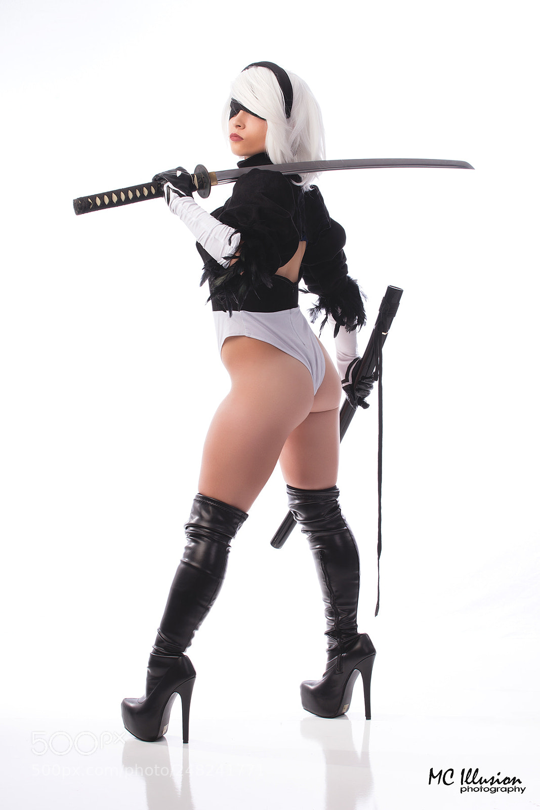 Sony SLT-A99V sample photo. Nier automata 2b photography