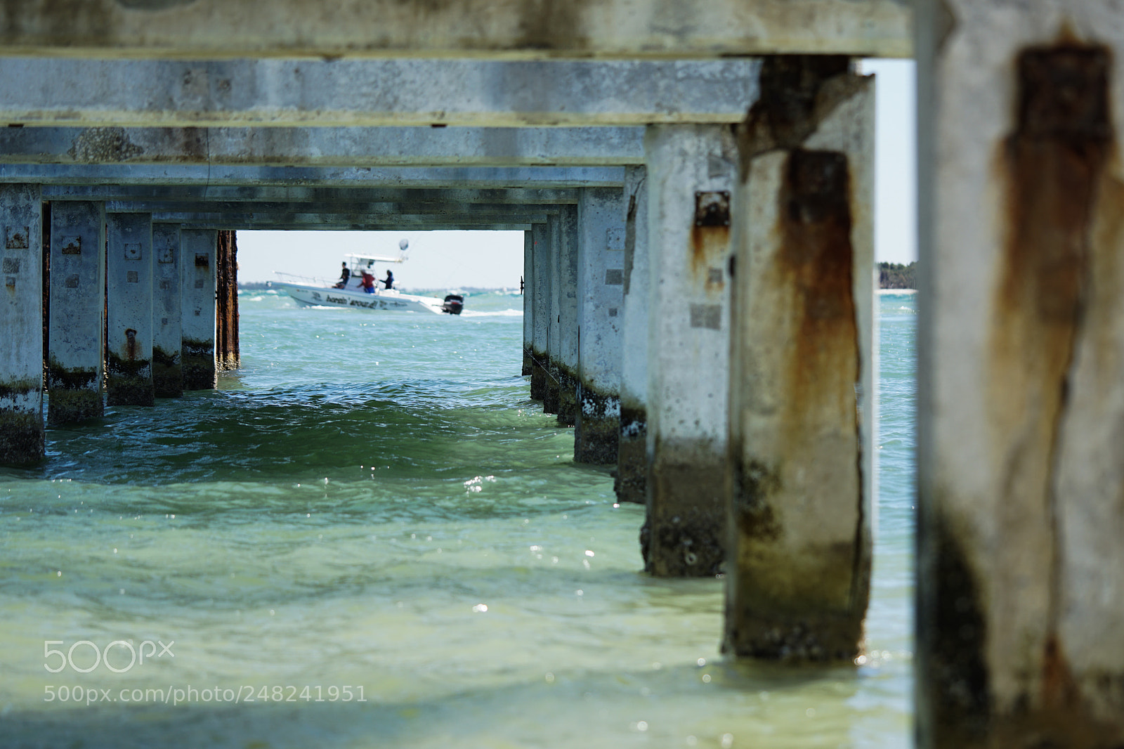 Sony a6300 sample photo. Under the pier photography