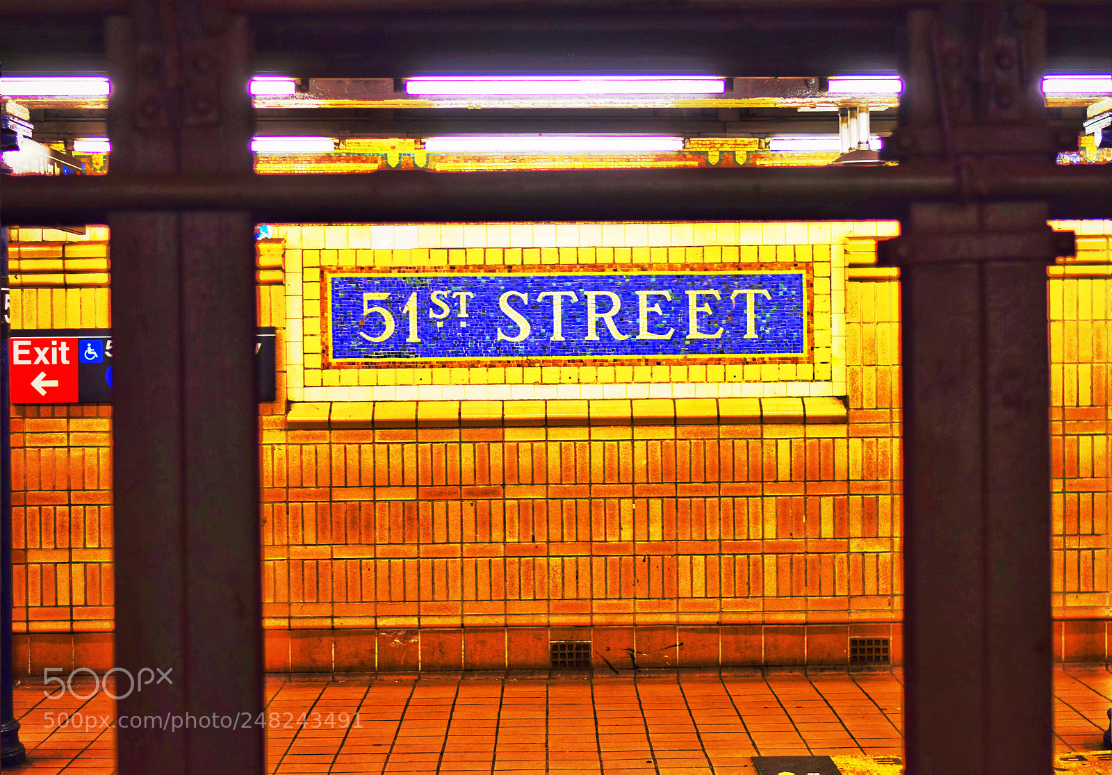 Nikon D5300 sample photo. Subway colorful photography