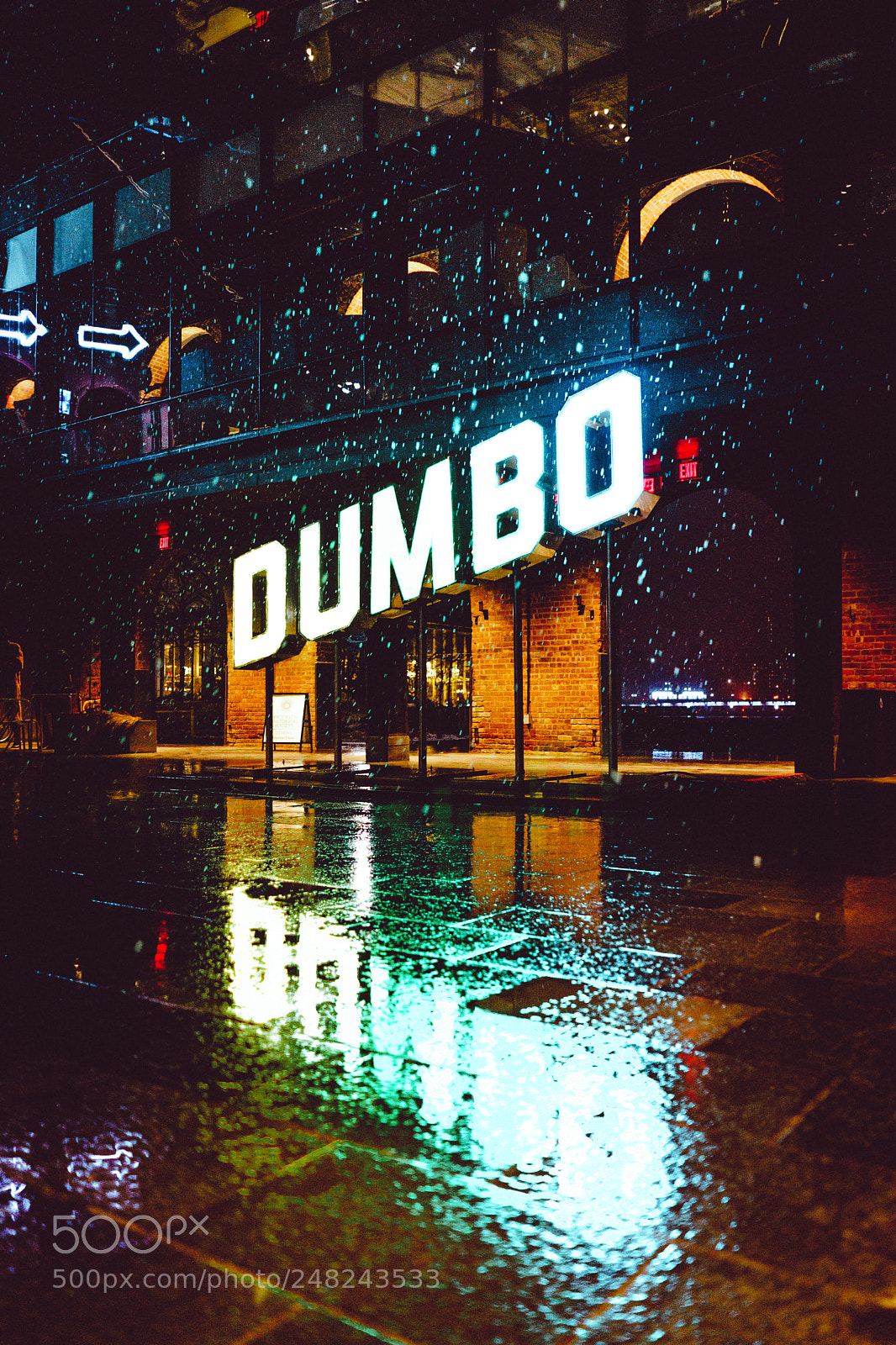 Sony a7 II sample photo. Dumbo sign photography