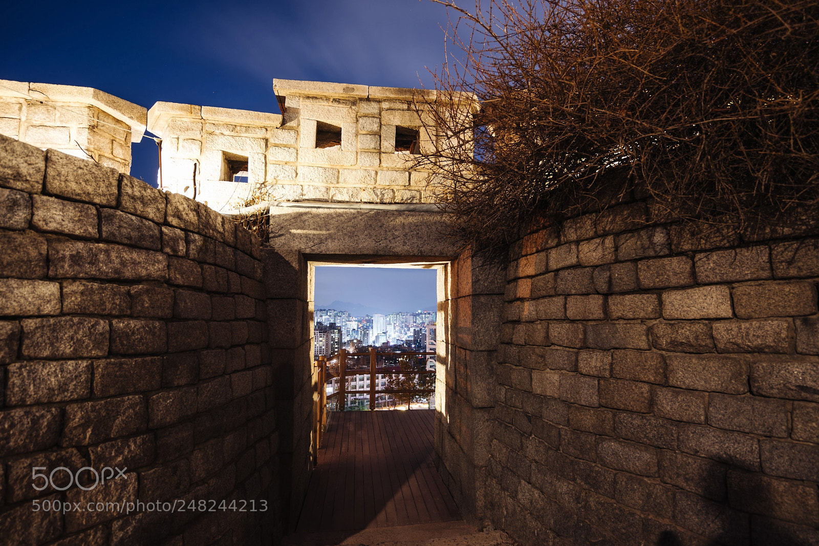Sony a7 II sample photo. Naksan park entrance photography
