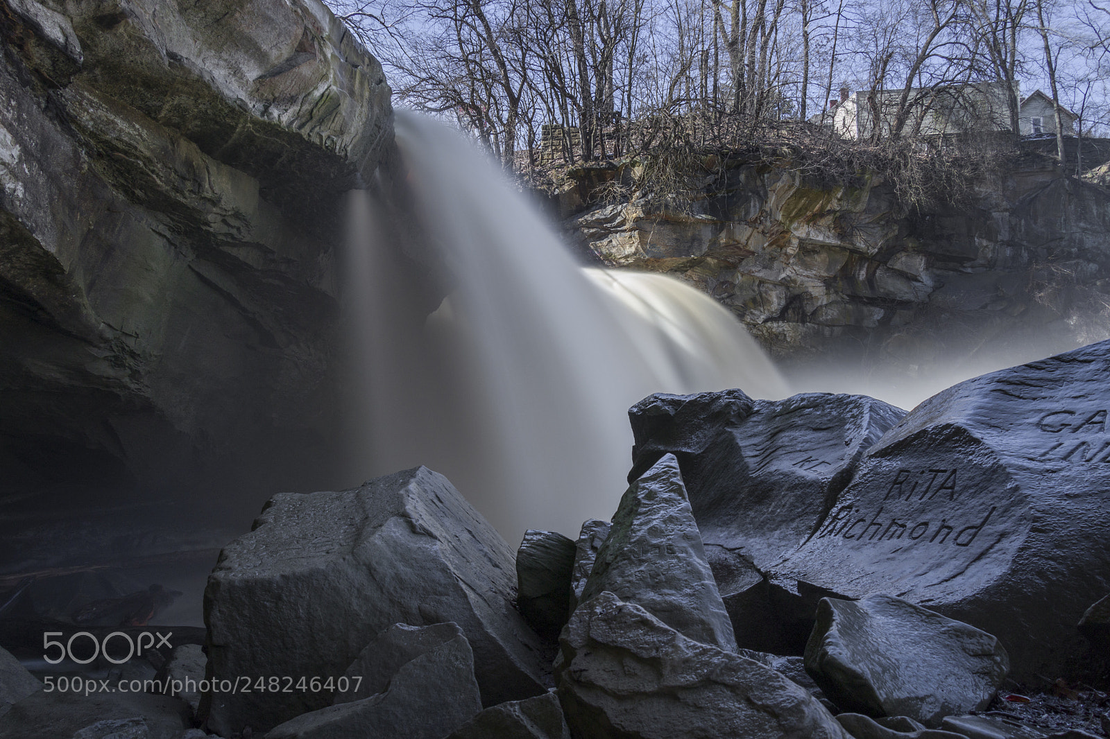 Canon EOS 80D sample photo. Rocky waterfalls. photography