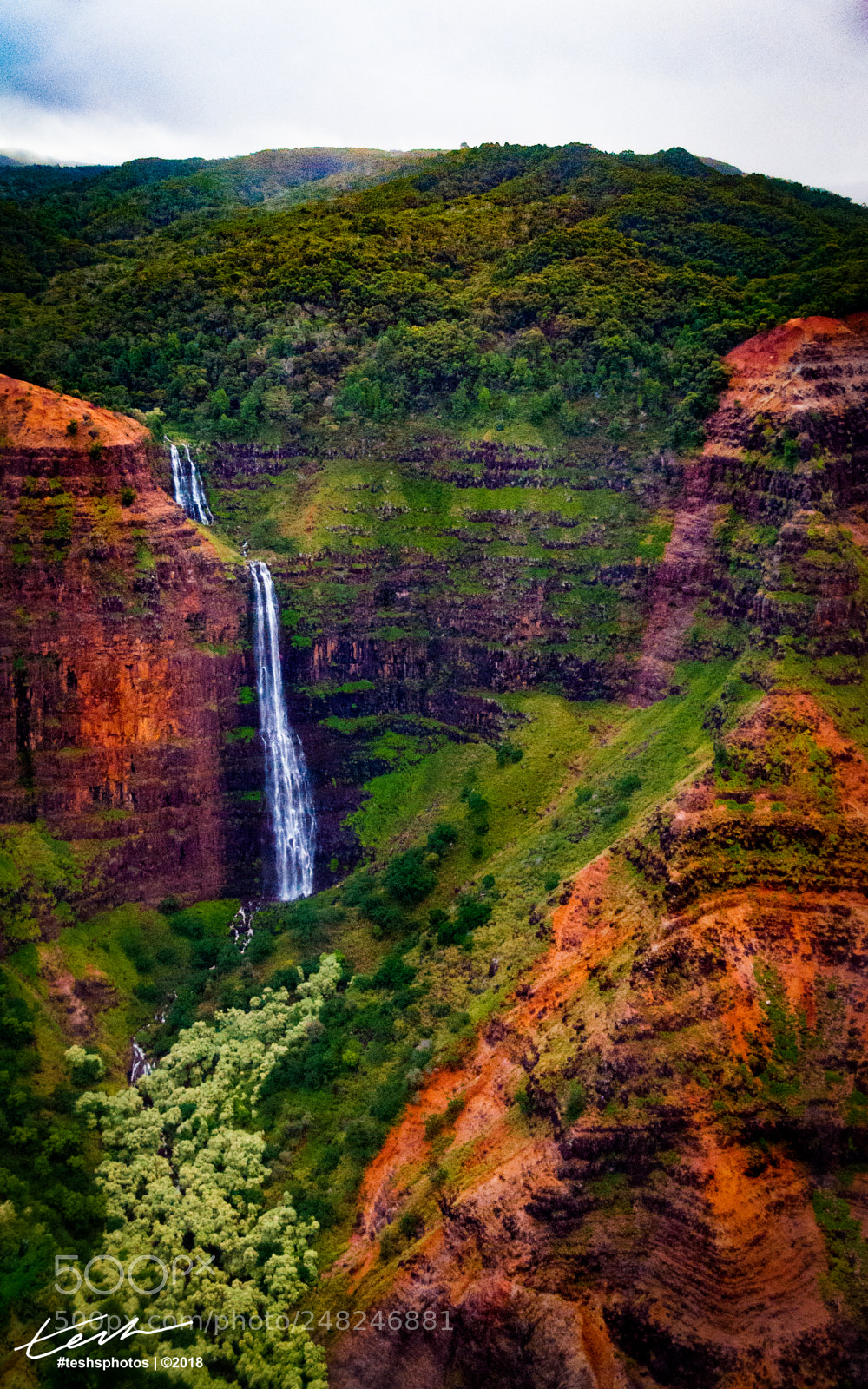 Nikon D90 sample photo. Waterfall in the ravine photography