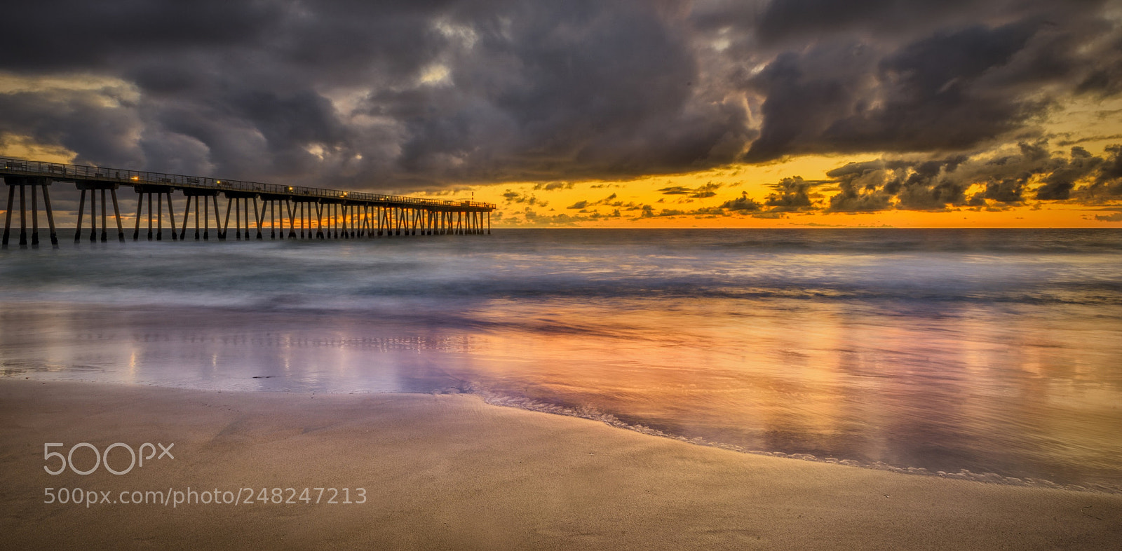 Nikon D810 sample photo. Hermosa pier photography
