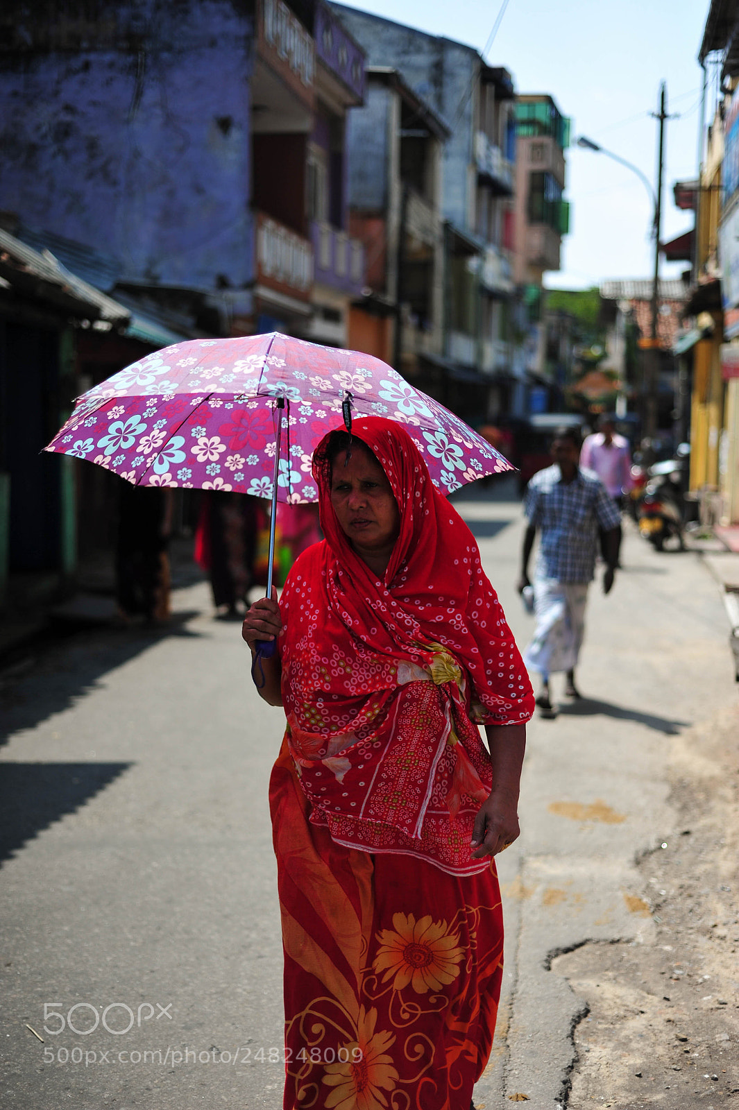 Nikon D700 sample photo. Street woman in sri photography