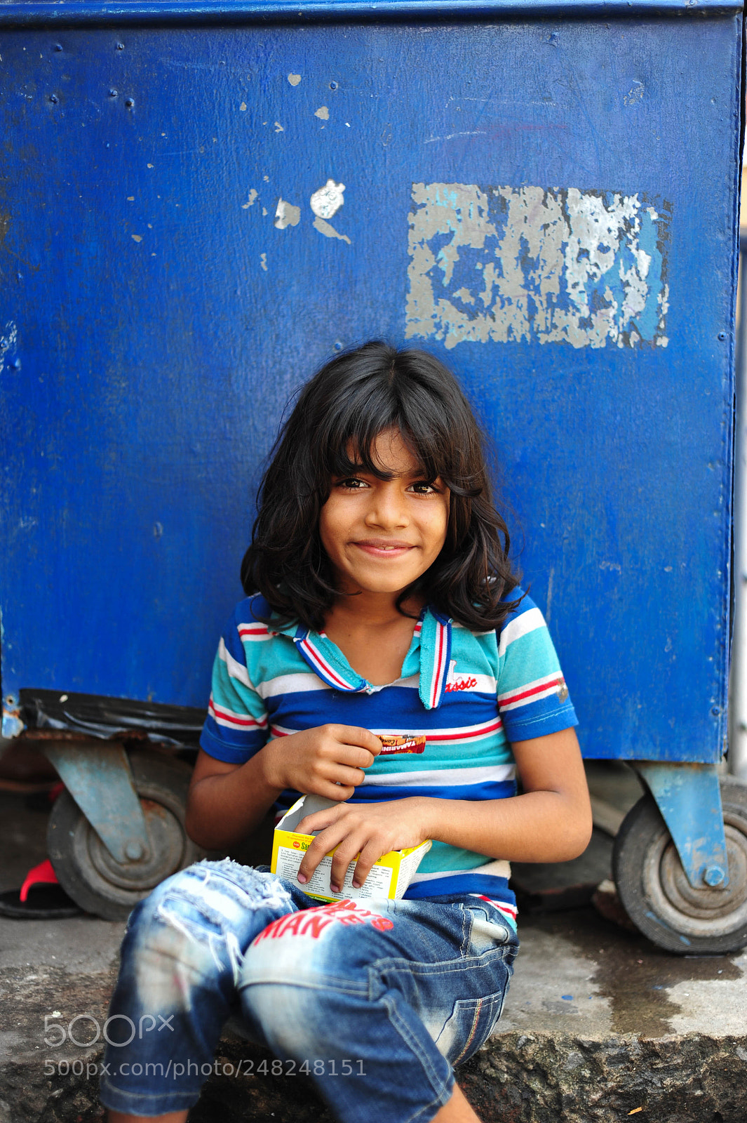 Nikon D700 sample photo. Street boy in sri photography