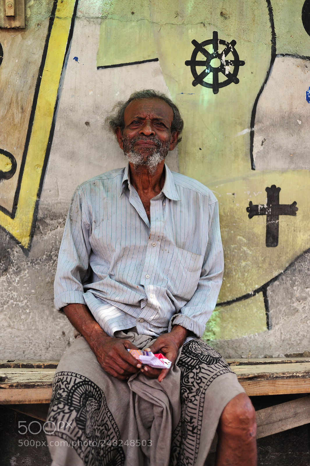 Nikon D700 sample photo. Street man in sri photography