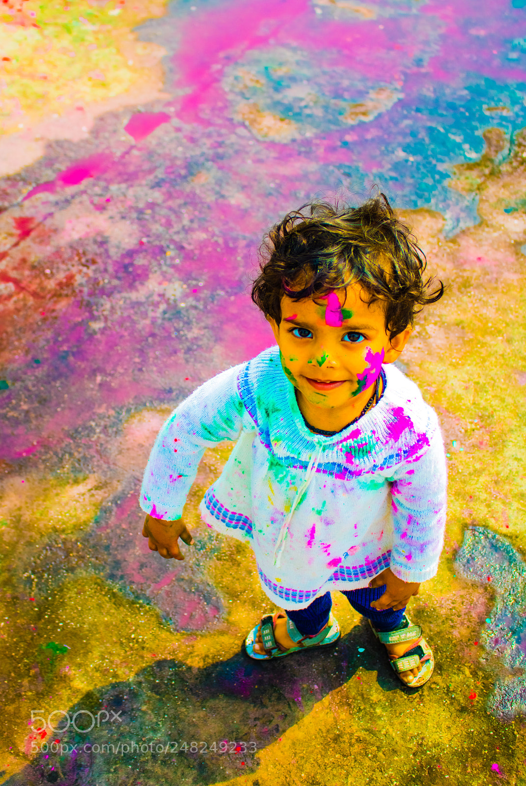 Canon EOS 750D (EOS Rebel T6i / EOS Kiss X8i) sample photo. Rangs of holi photography