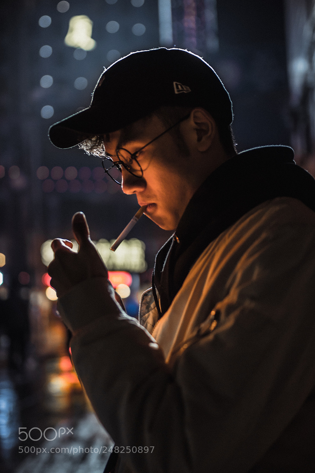Canon EOS 7D Mark II sample photo. A guy with cigarette  photography