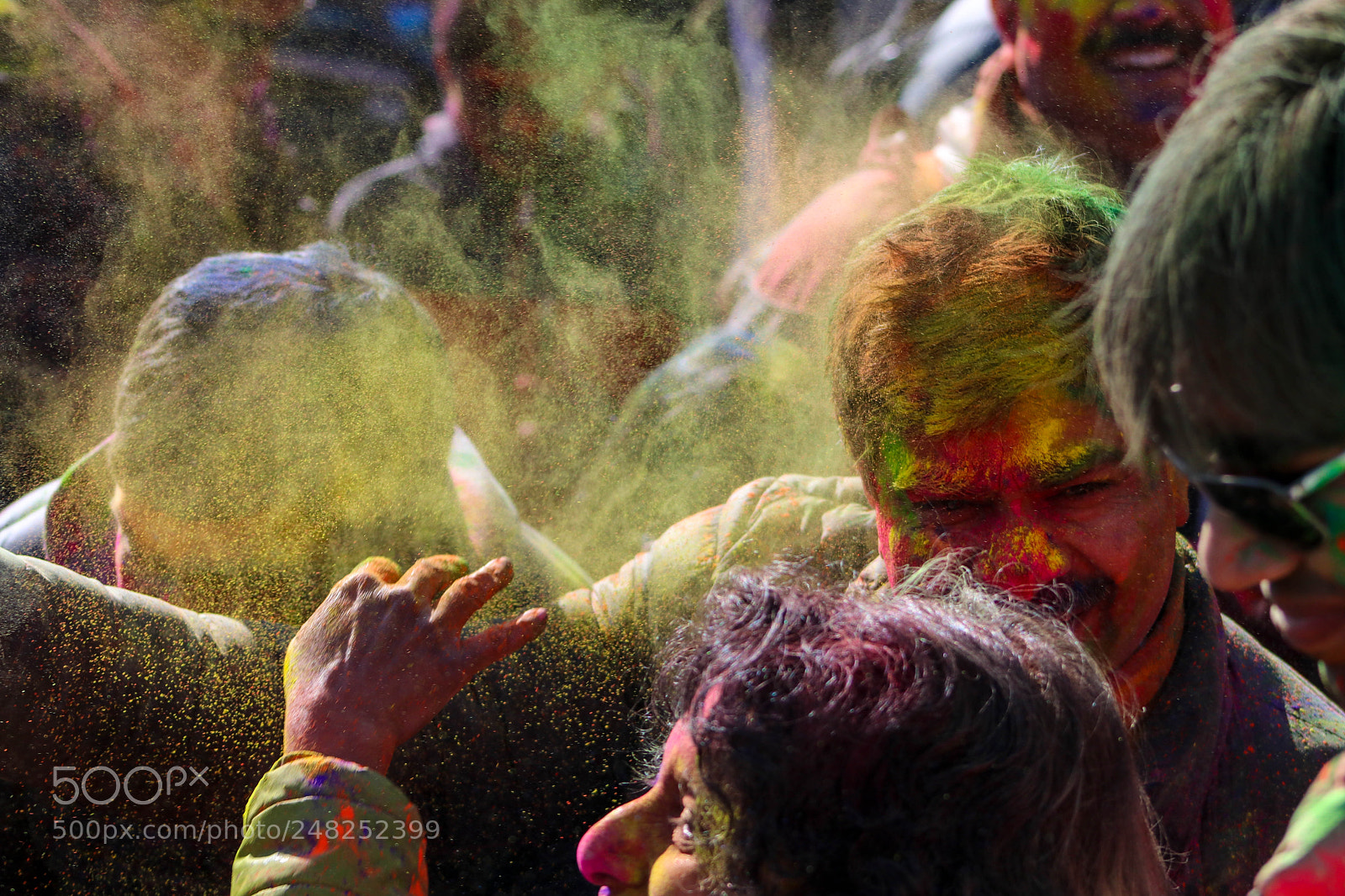 Canon EOS 80D sample photo. Holi celebration photography