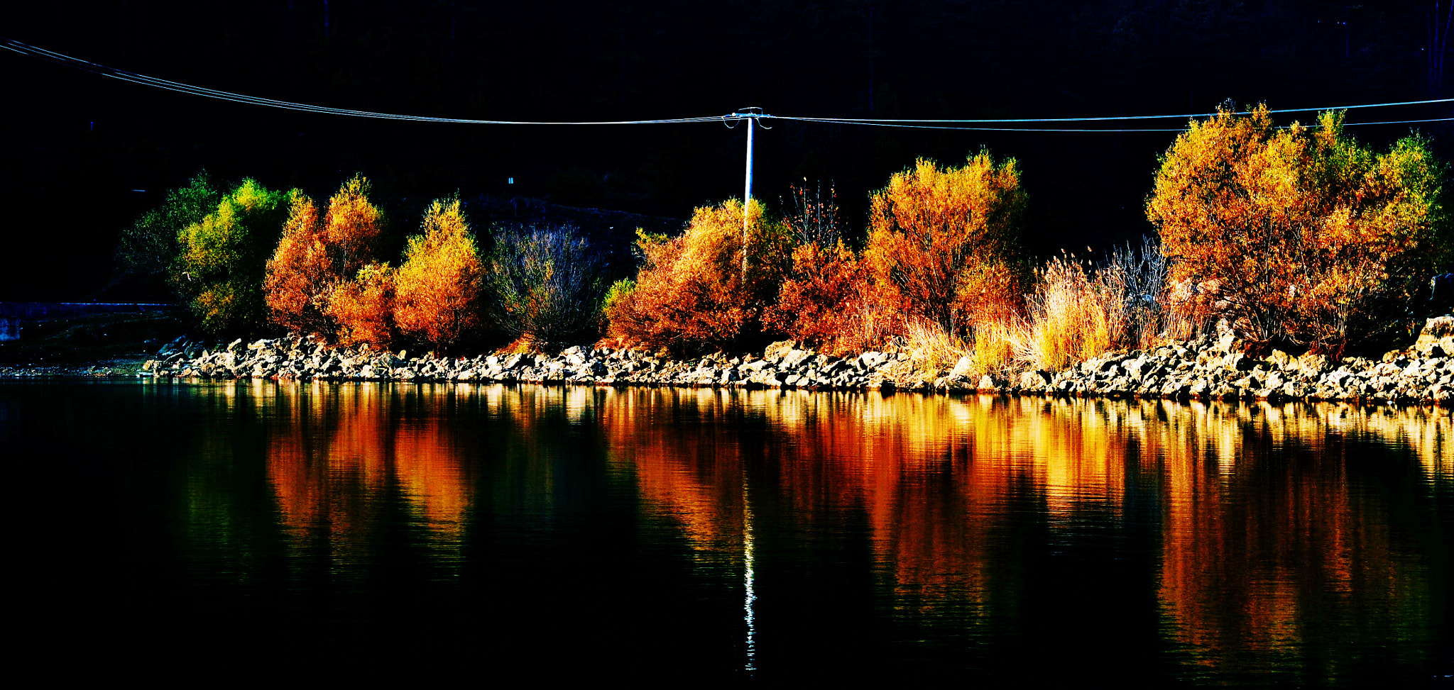 Nikon D3100 sample photo. Black lake photography