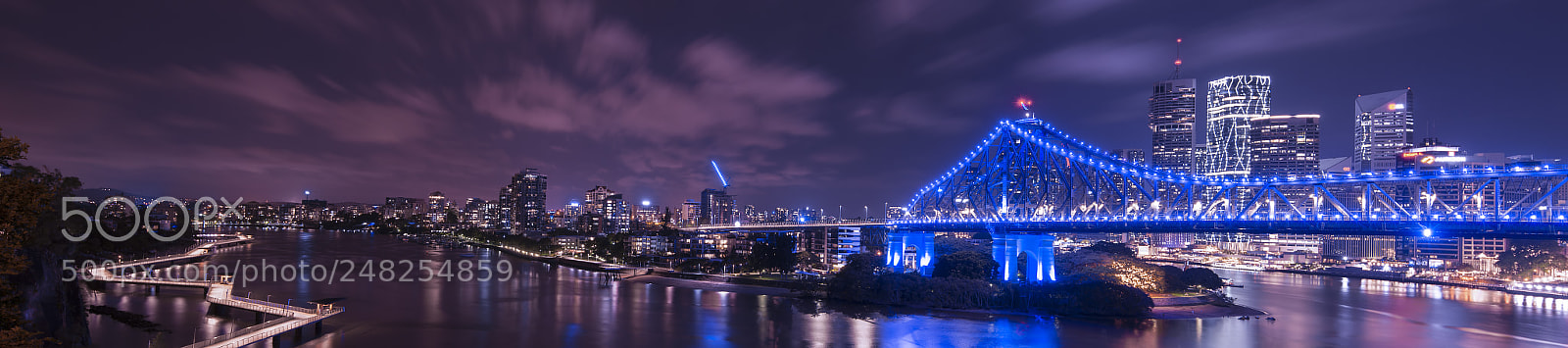 Nikon D800 sample photo. Story bridge, river and photography