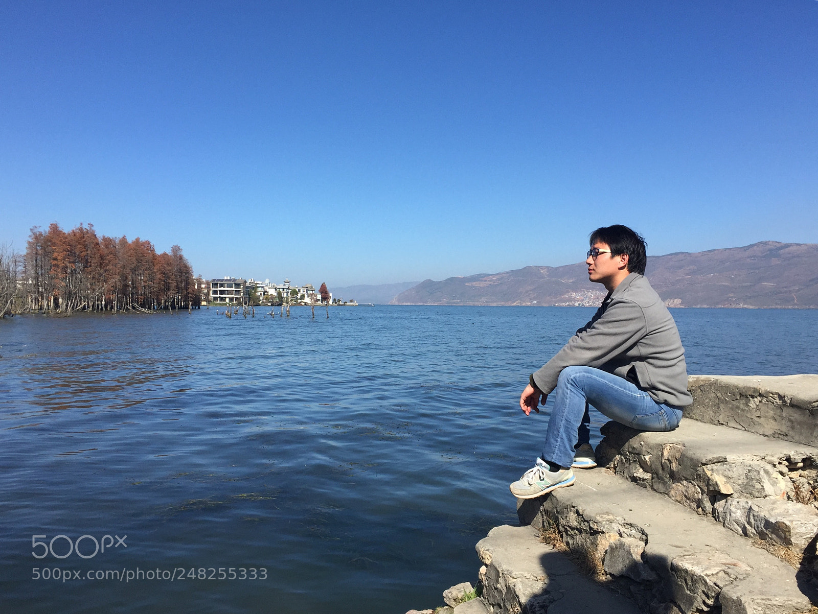 Apple iPhone 6 sample photo. 洱海与我的朋友 photography