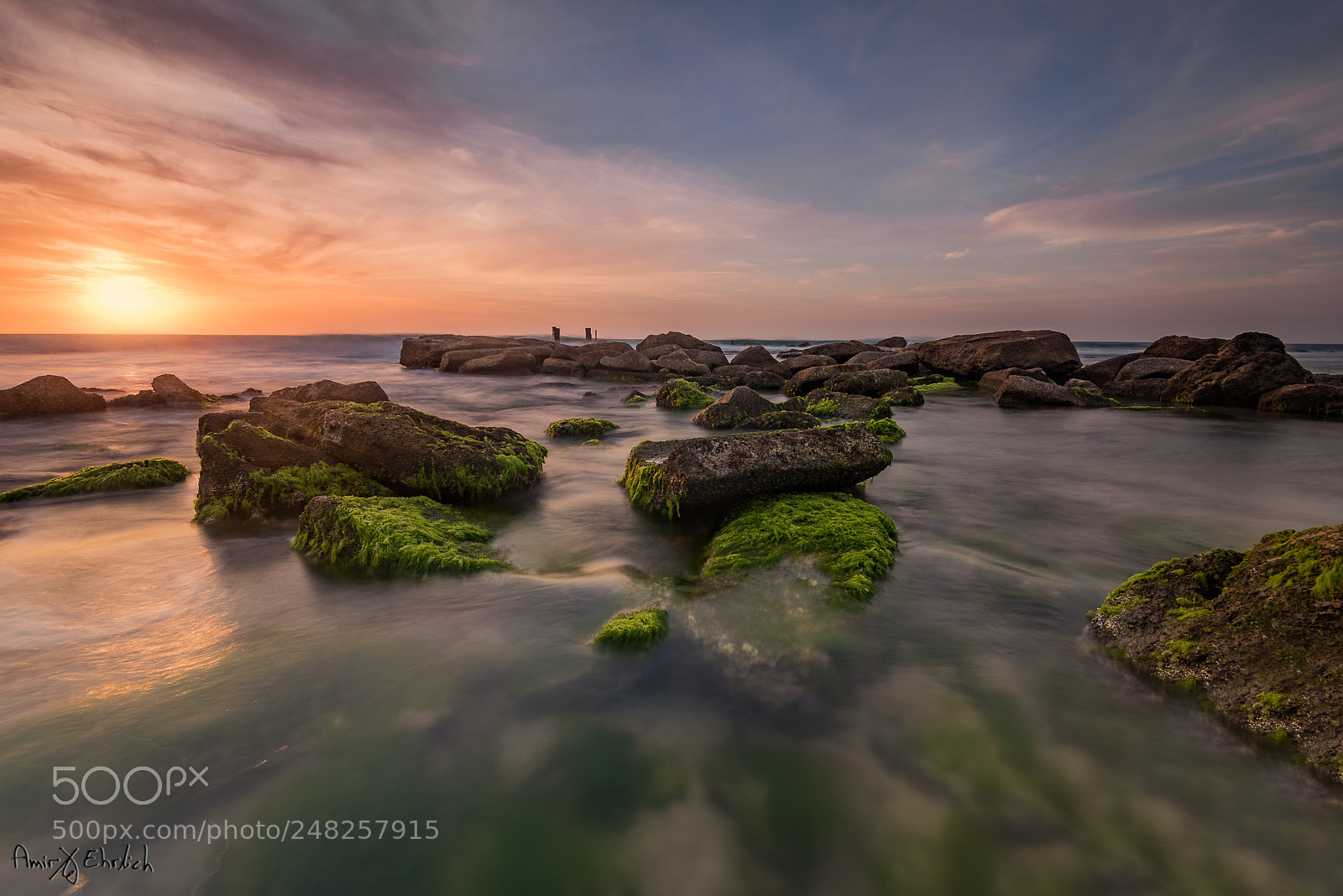 Nikon D810 sample photo. Green sunset photography
